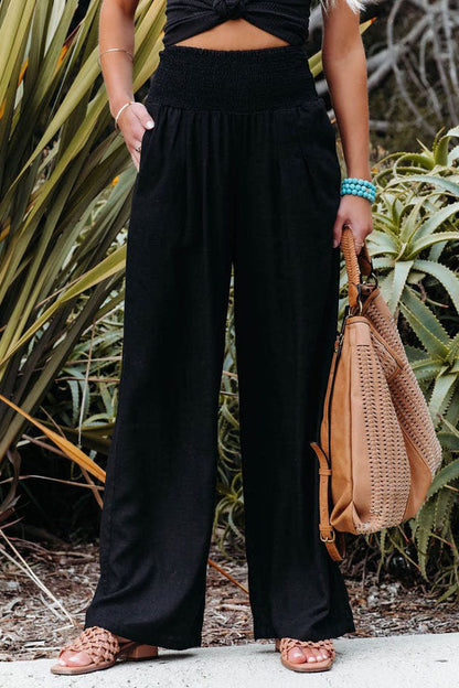Johanna | Women's High-Waist Pants with wide Leg