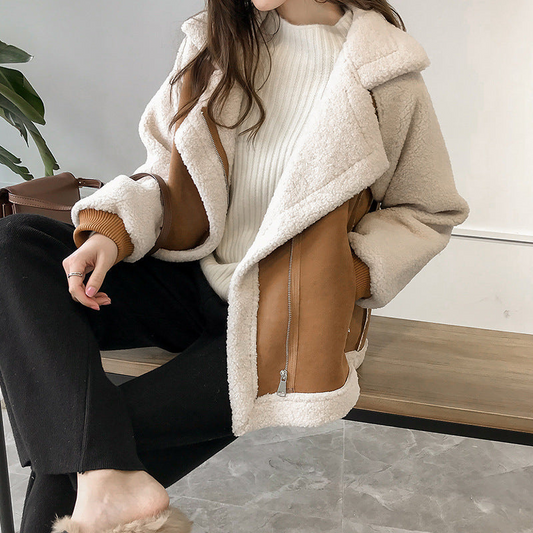Amanda | Women's Oversized Sherpa Jacket