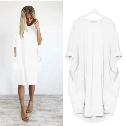 Gina™ | Elegant Pocket Dress