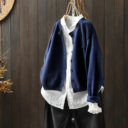 Kerstin | Women's Oversized Knit Cardigan with Buttons