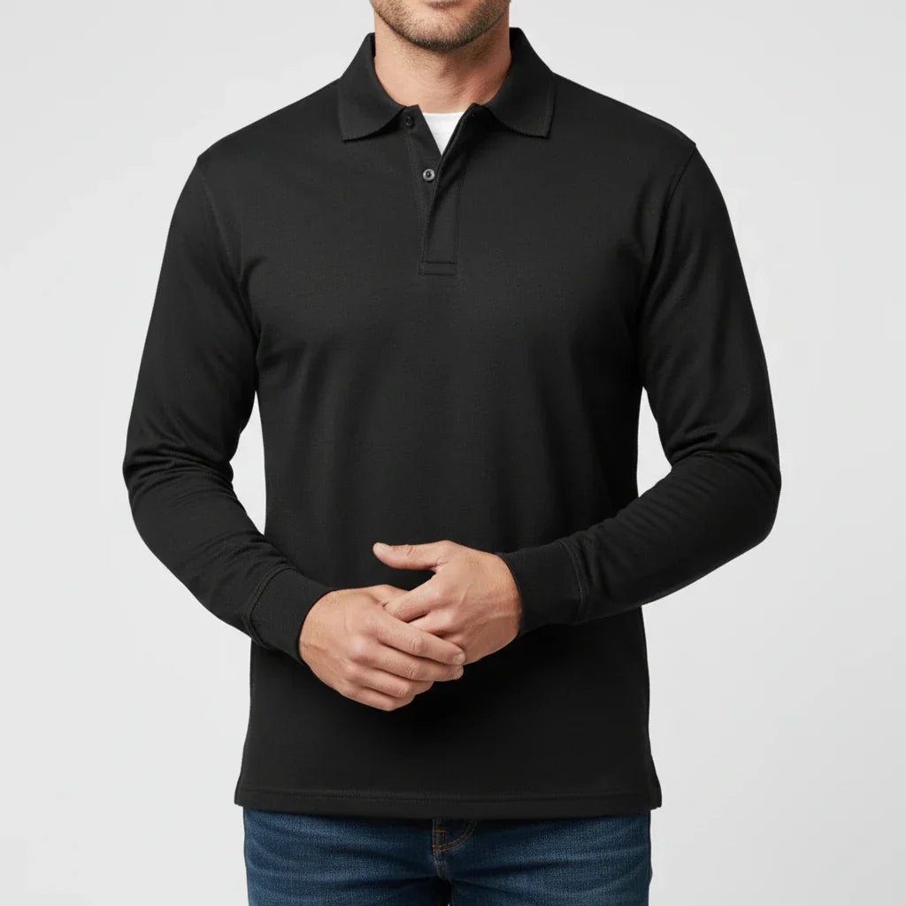 Marco | Men’s Classic Long Sleeve Polo Shirt