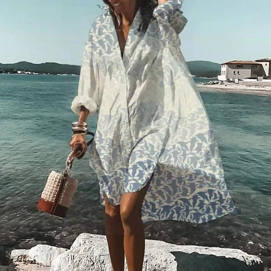 Helga | Women's Summer Casual Shirt Dress