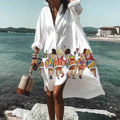 Helga | Women's Summer Casual Shirt Dress