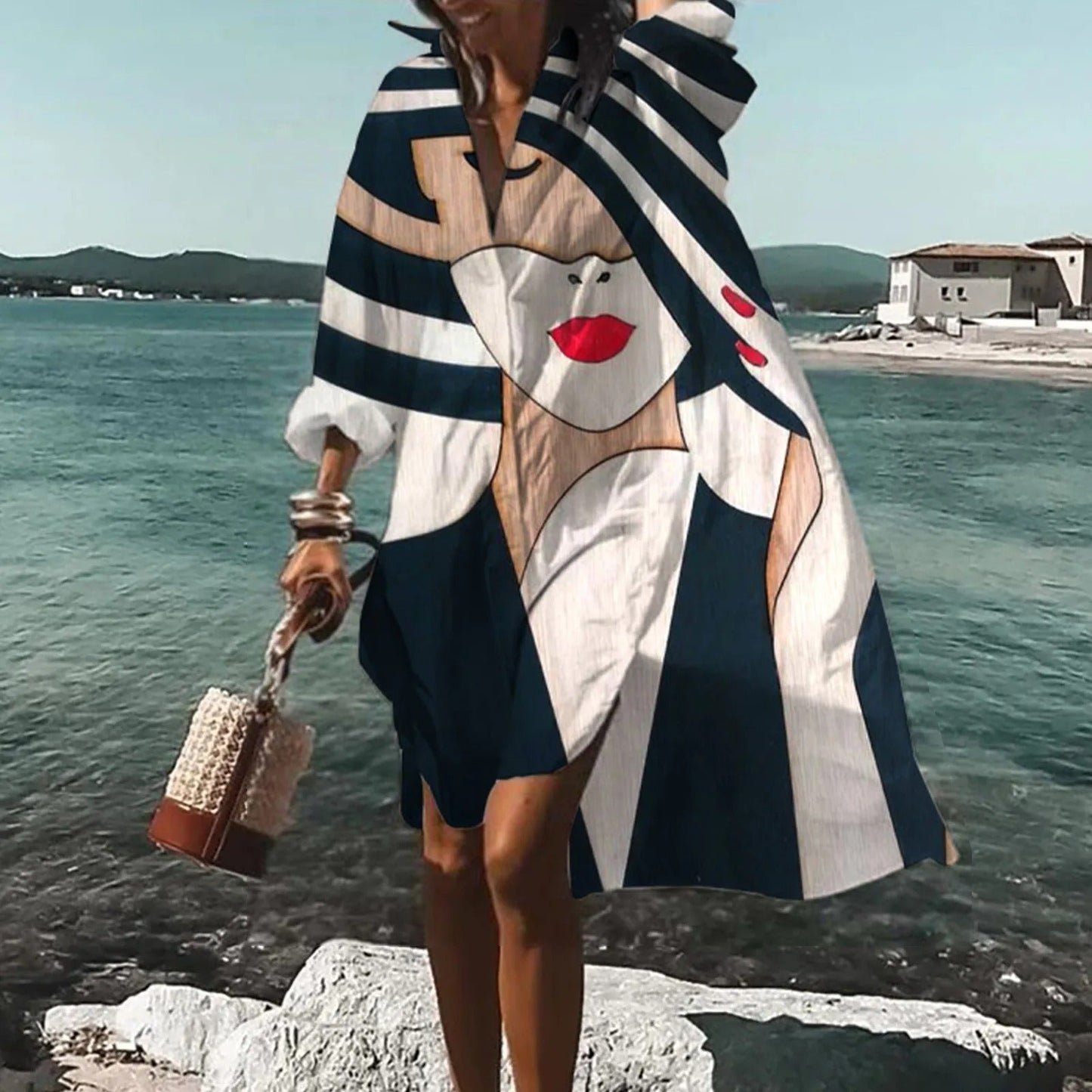 Helga | Women's Summer Casual Shirt Dress