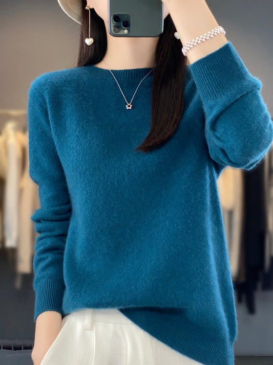 Kirsten | Women's Classic Knit Sweater with Long Sleeve