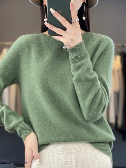 Kirsten | Women's Classic Knit Sweater with Long Sleeve