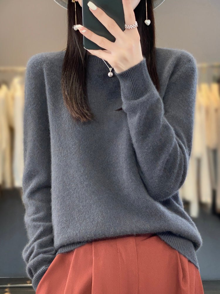 Kirsten | Women's Classic Knit Sweater with Long Sleeve