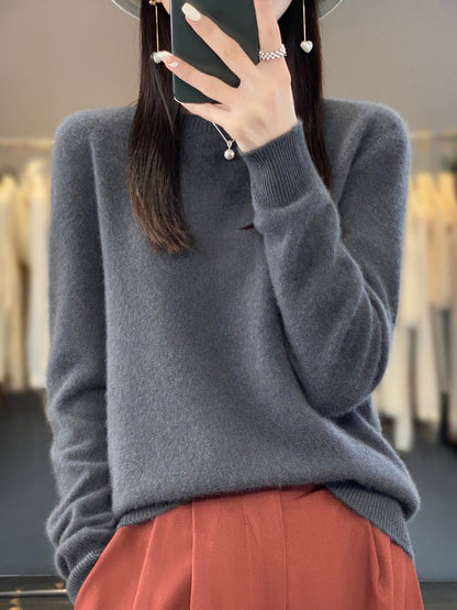 Kirsten | Women's Classic Knit Sweater with Long Sleeve