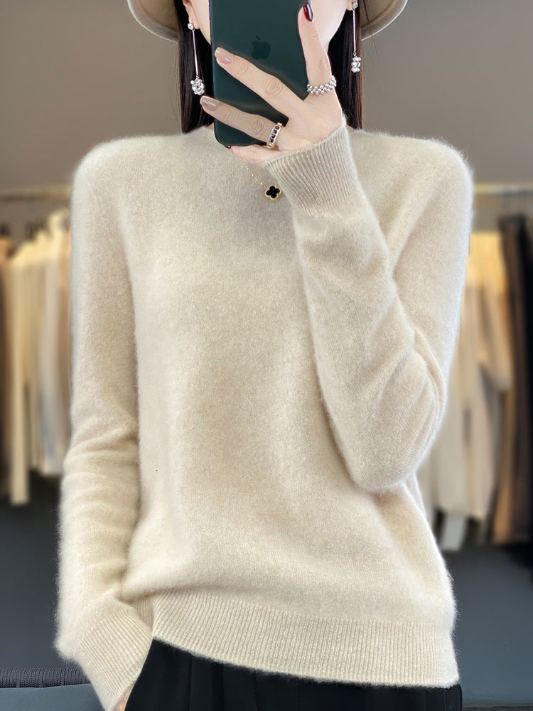 Kirsten | Women's Classic Knit Sweater with Long Sleeve