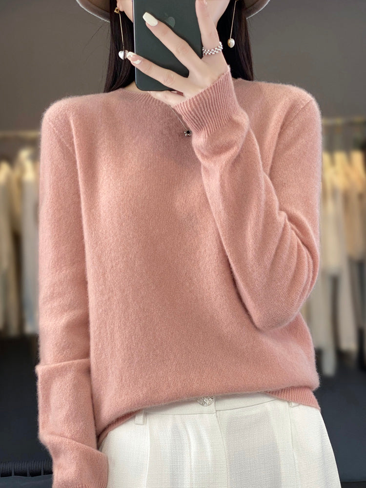 Kirsten | Women's Classic Knit Sweater with Long Sleeve