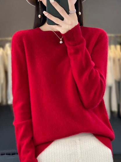 Kirsten | Women's Classic Knit Sweater with Long Sleeve