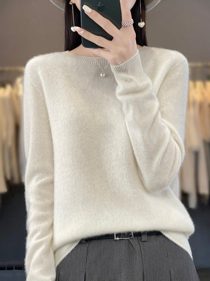 Kirsten | Women's Classic Knit Sweater with Long Sleeve