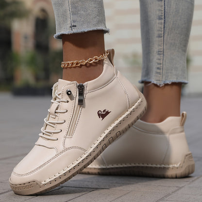 Tegan | Women's Laid-Back Lace-Up Shoes Zip