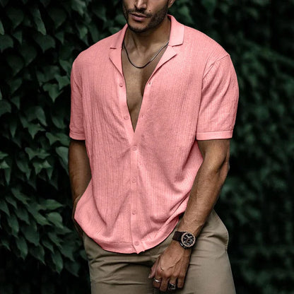 Giorgio | Men’s Short Sleeve Relaxed Button-Up