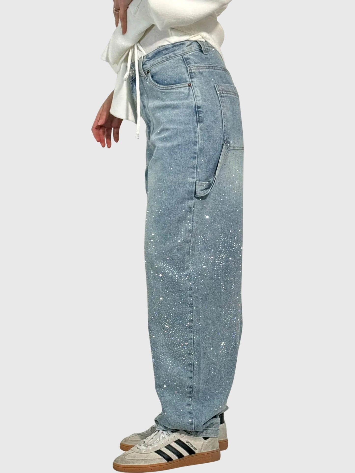 Grace | Women's Denim Relaxed Comfortable Pants