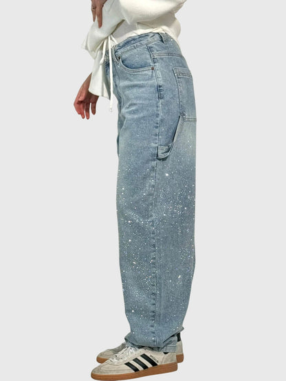Grace | Women's Denim Relaxed Comfortable Pants
