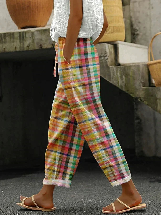 Valerie | Timeless Checkered Pants