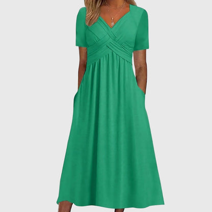 Florinda | Women's Elegant Flattering A-Line Dress