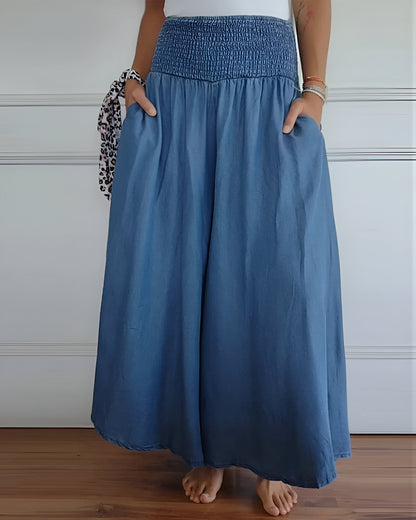 Lorraine | Soft Elastic-Waist Pants