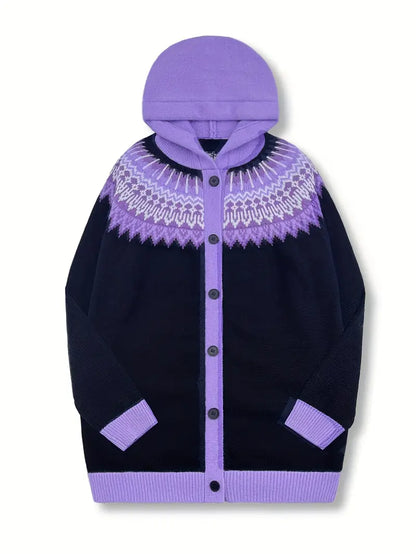 Adeline™ | Casual Hooded Cardigan