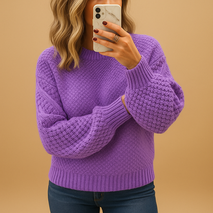 Nicole | Knit Relaxed Winter Women's Sweater