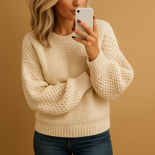 Nicole | Knit Relaxed Winter Women's Sweater
