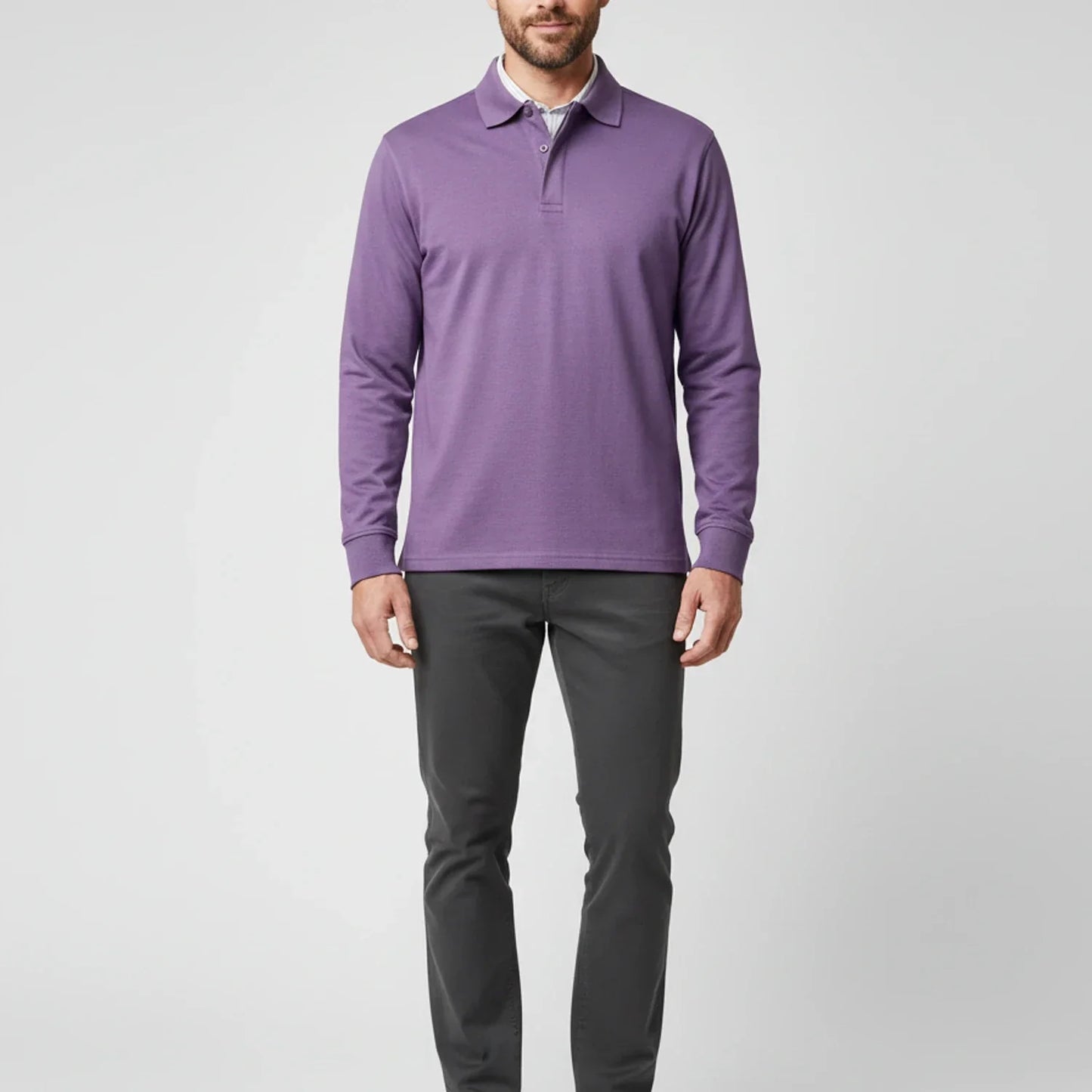 Marco | Men’s Classic Long Sleeve Polo Shirt