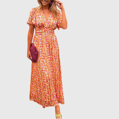 Regina | Women's Breathable Maxi Relaxed Floral Summer Dress