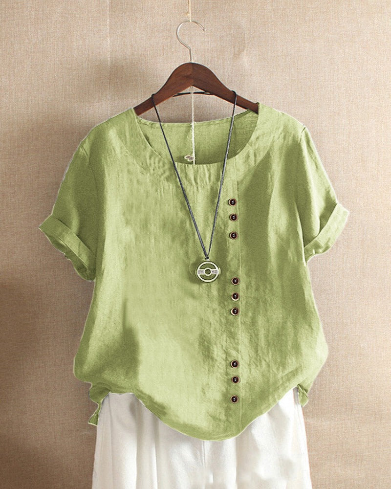 Donna | Women's Relaxed Summer Elegant Blouse