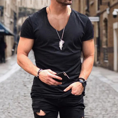 Alexander | Men’s Deep V-Neck Casual T-Shirt