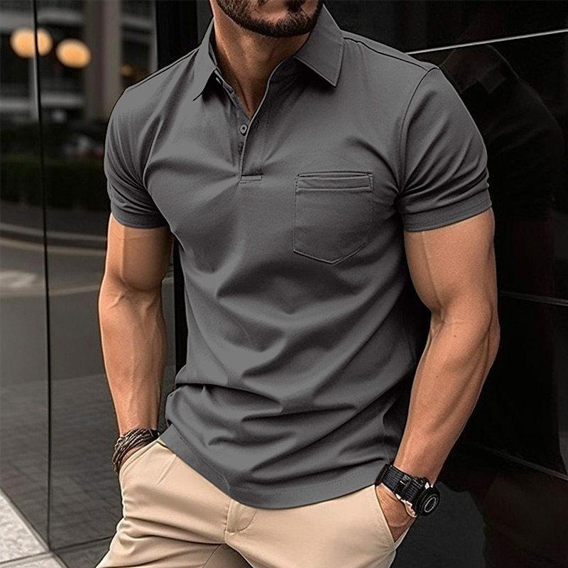 Adriano | Men’s Modern Fit Pocket Polo Shirt