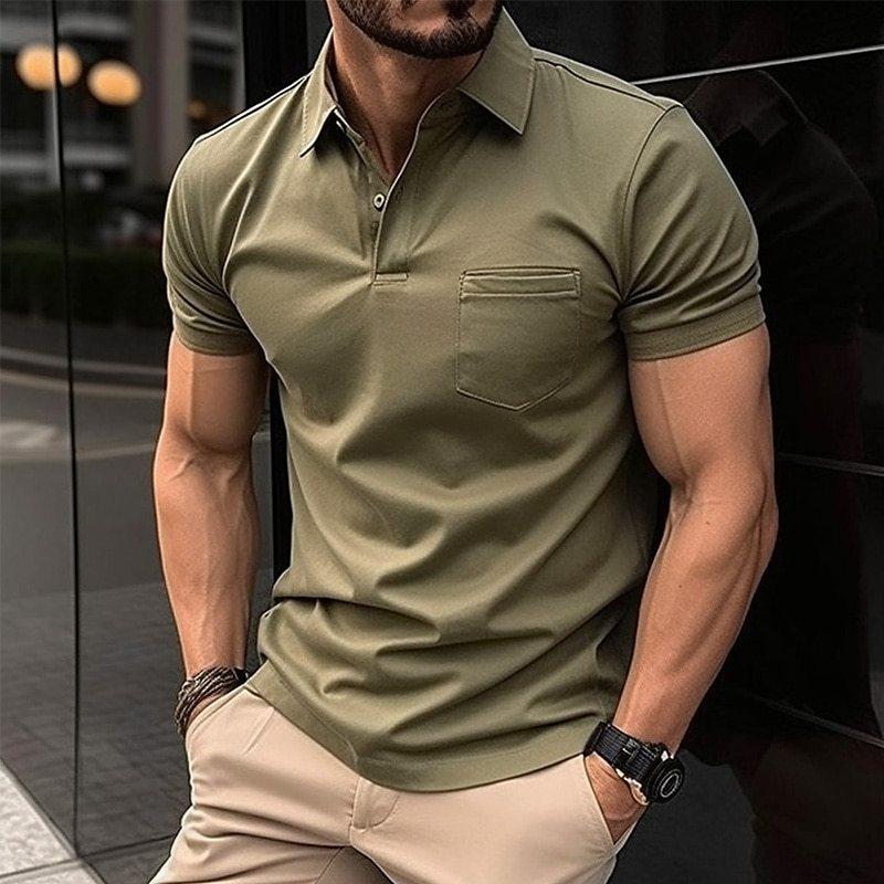 Adriano | Men’s Modern Fit Pocket Polo Shirt