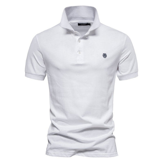Luciano | Men’s Minimalist Button Classic Polo Shirt