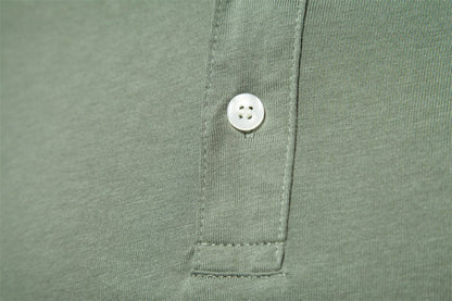 Luciano | Men’s Minimalist Button Classic Polo Shirt
