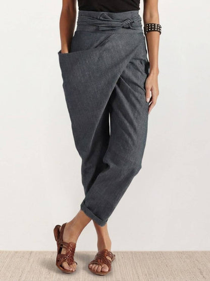 Atlas | Crossover Wrap-Front Pants