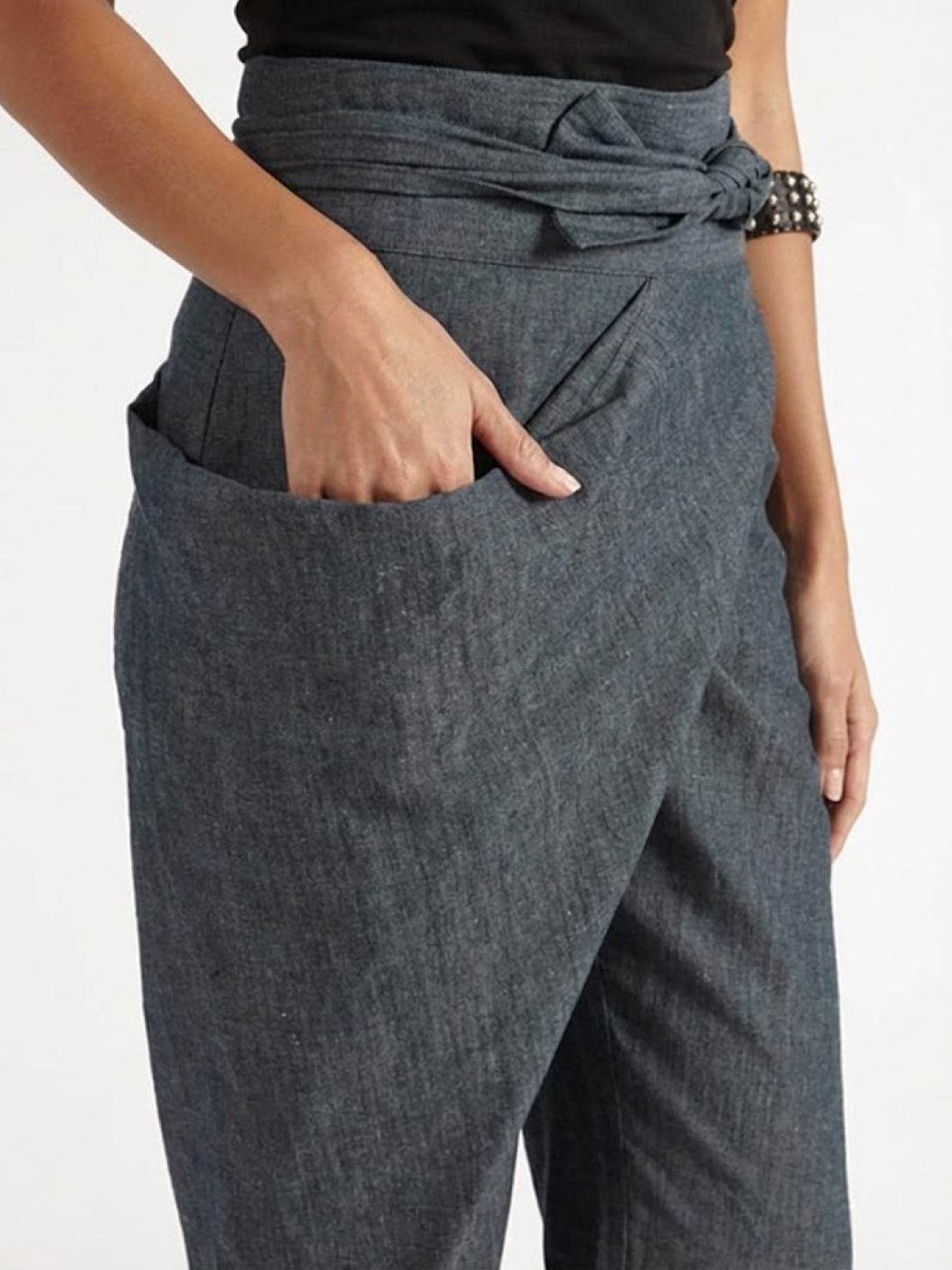 Atlas | Crossover Wrap-Front Pants