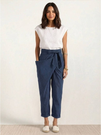 Atlas | Crossover Wrap-Front Pants