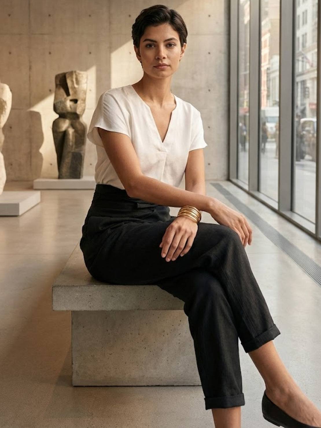 Atlas | Crossover Wrap-Front Pants