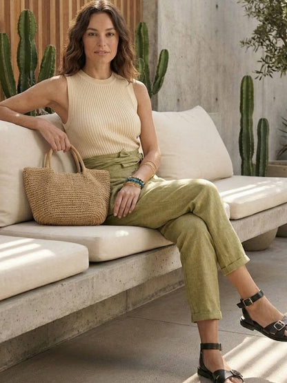 Atlas | Crossover Wrap-Front Pants