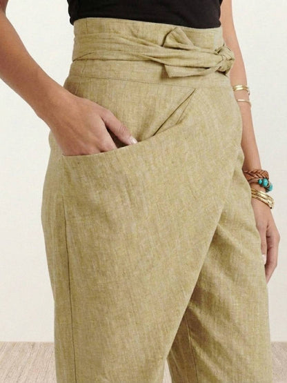 Atlas | Crossover Wrap-Front Pants