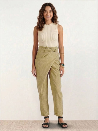 Atlas | Crossover Wrap-Front Pants