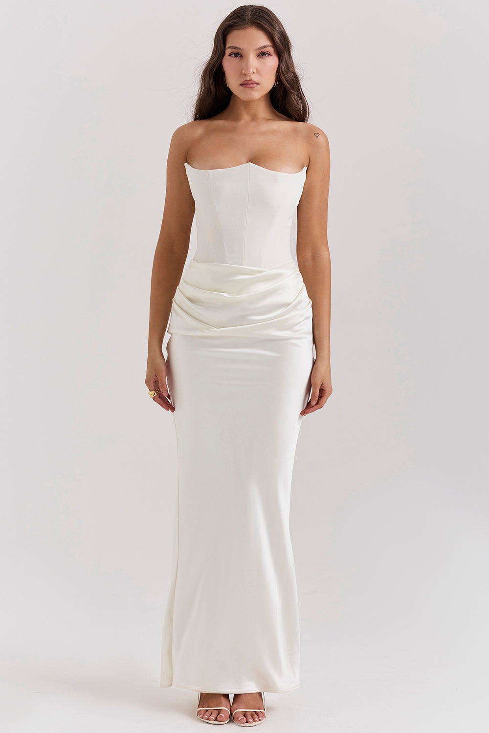 Renee | Women's Strapless Maxi Wedding Dress