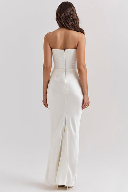 Renee | Women's Strapless Maxi Wedding Dress