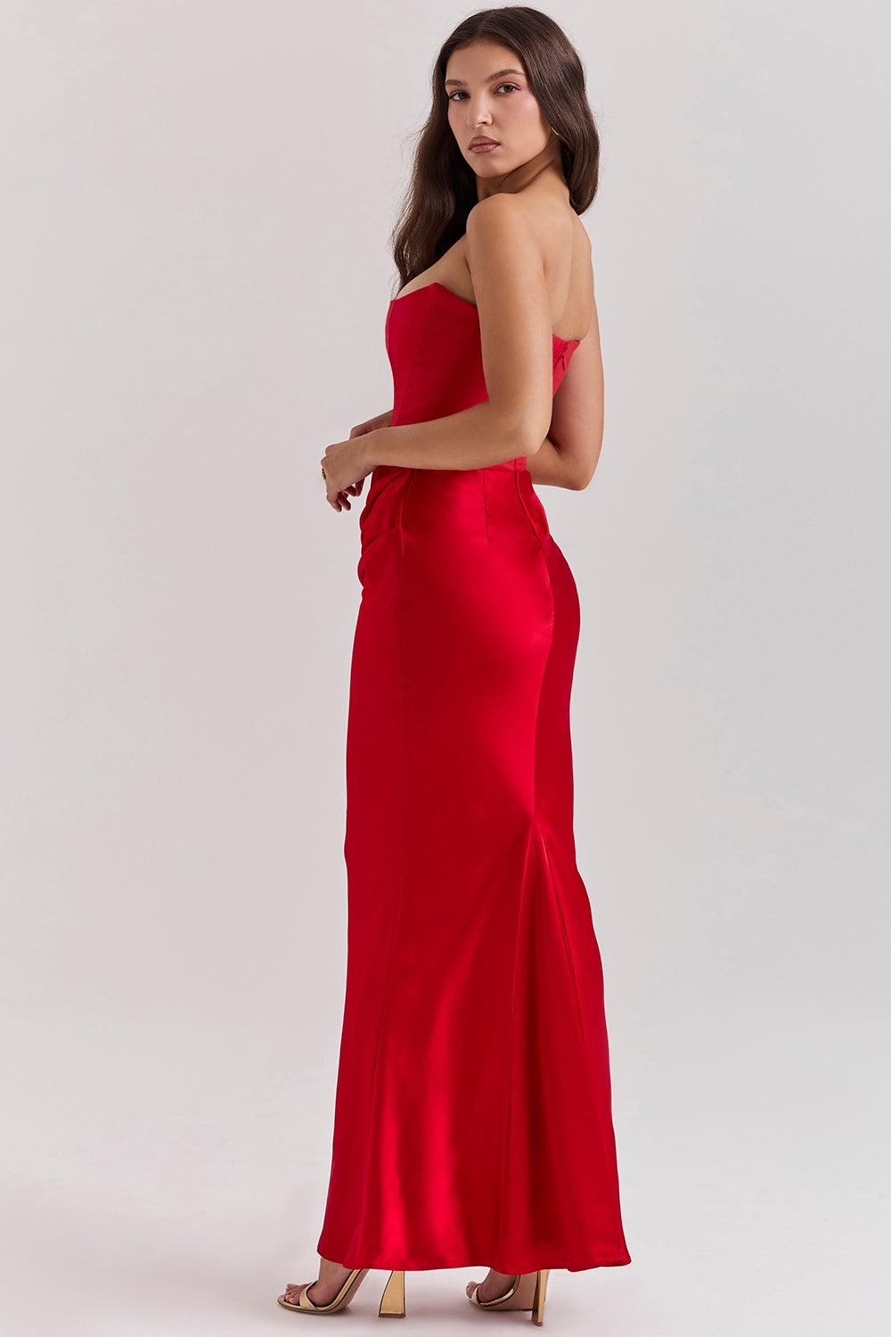 Renee | Women's Strapless Maxi Wedding Dress