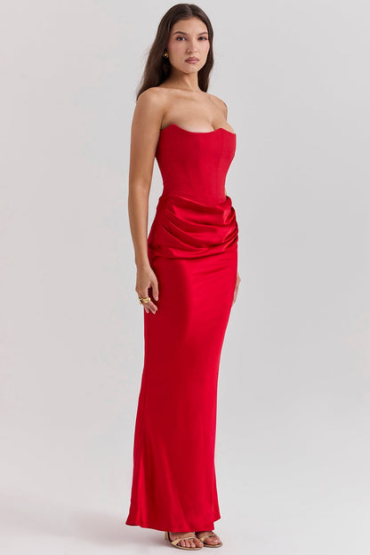 Renee | Women's Strapless Maxi Wedding Dress