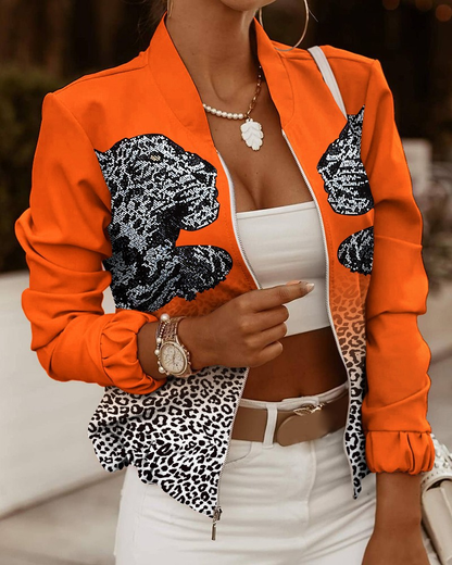 Monique | Women's Relaxed Floral Summer Jacket
