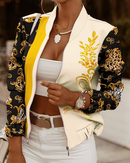 Monique | Women's Relaxed Floral Summer Jacket