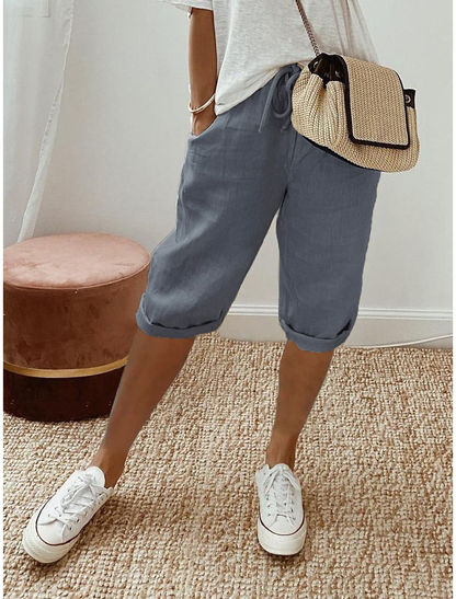 Anne | Mid-Calf Capri Pants