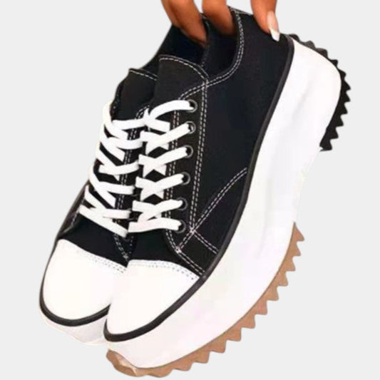 Gudrun | Women's Trendy Sneakers with Round Toe