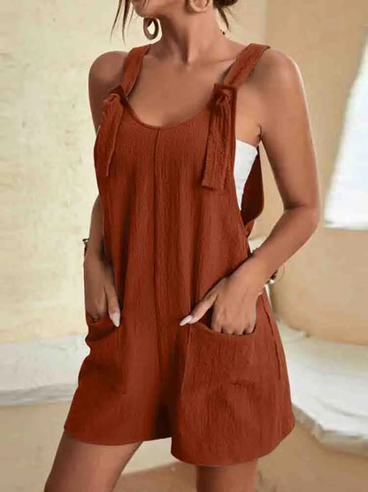 Daisy | Tie-Strap Romper Shorts